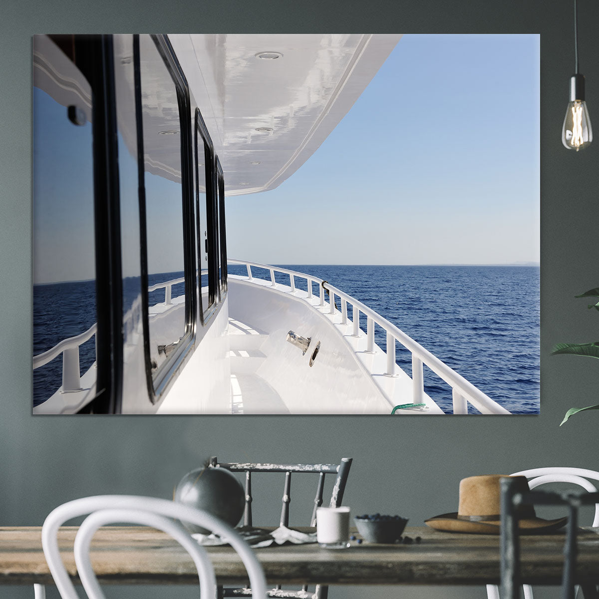 Yacht elements The deck Canvas Print or Poster - Canvas Art Rocks - 3