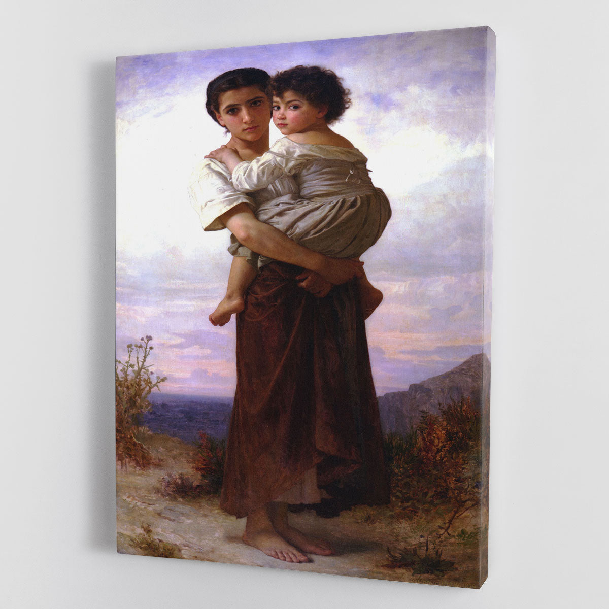 Young Gypsies By Bouguereau Canvas Print or Poster - Canvas Art Rocks - 1