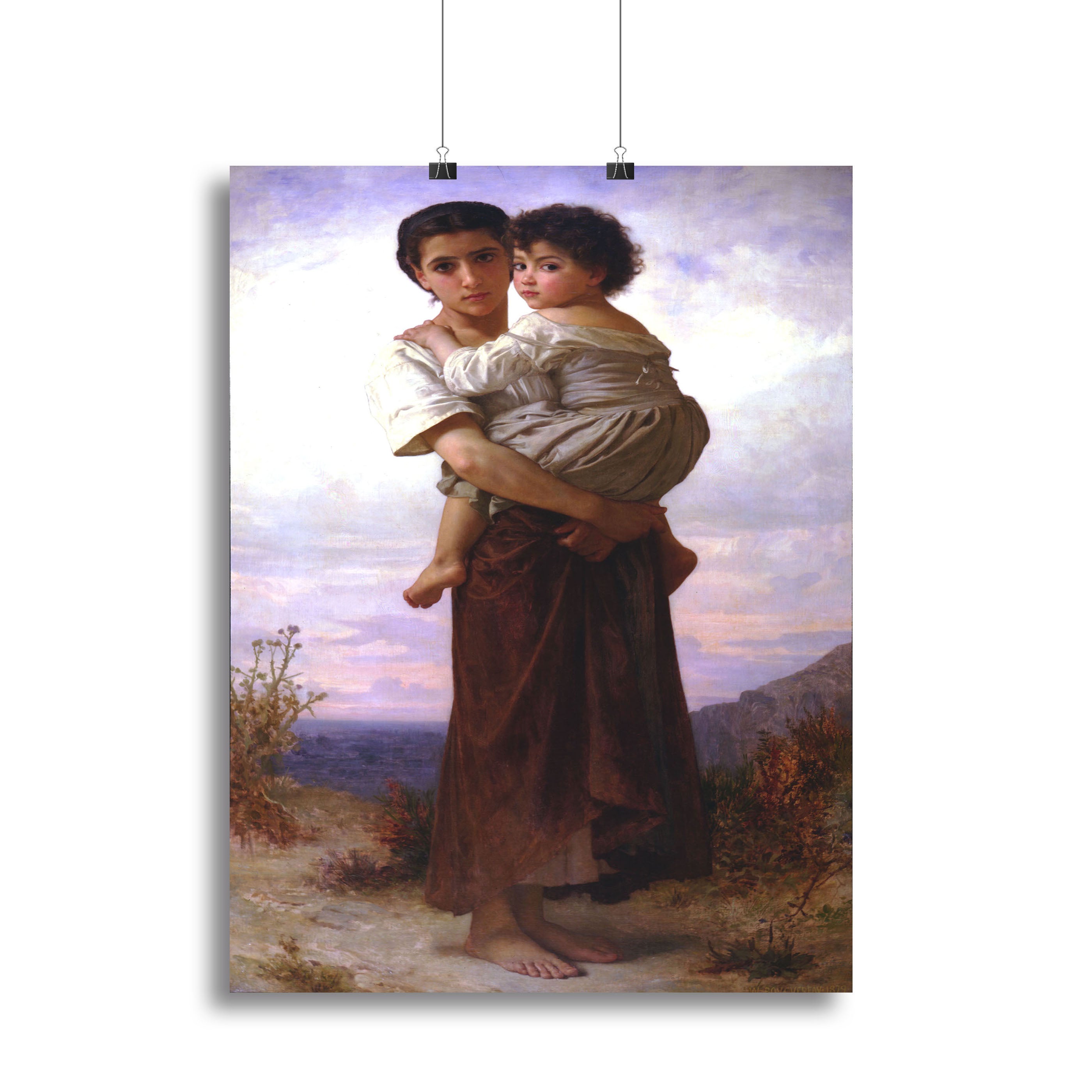 Young Gypsies By Bouguereau Canvas Print or Poster - Canvas Art Rocks - 2