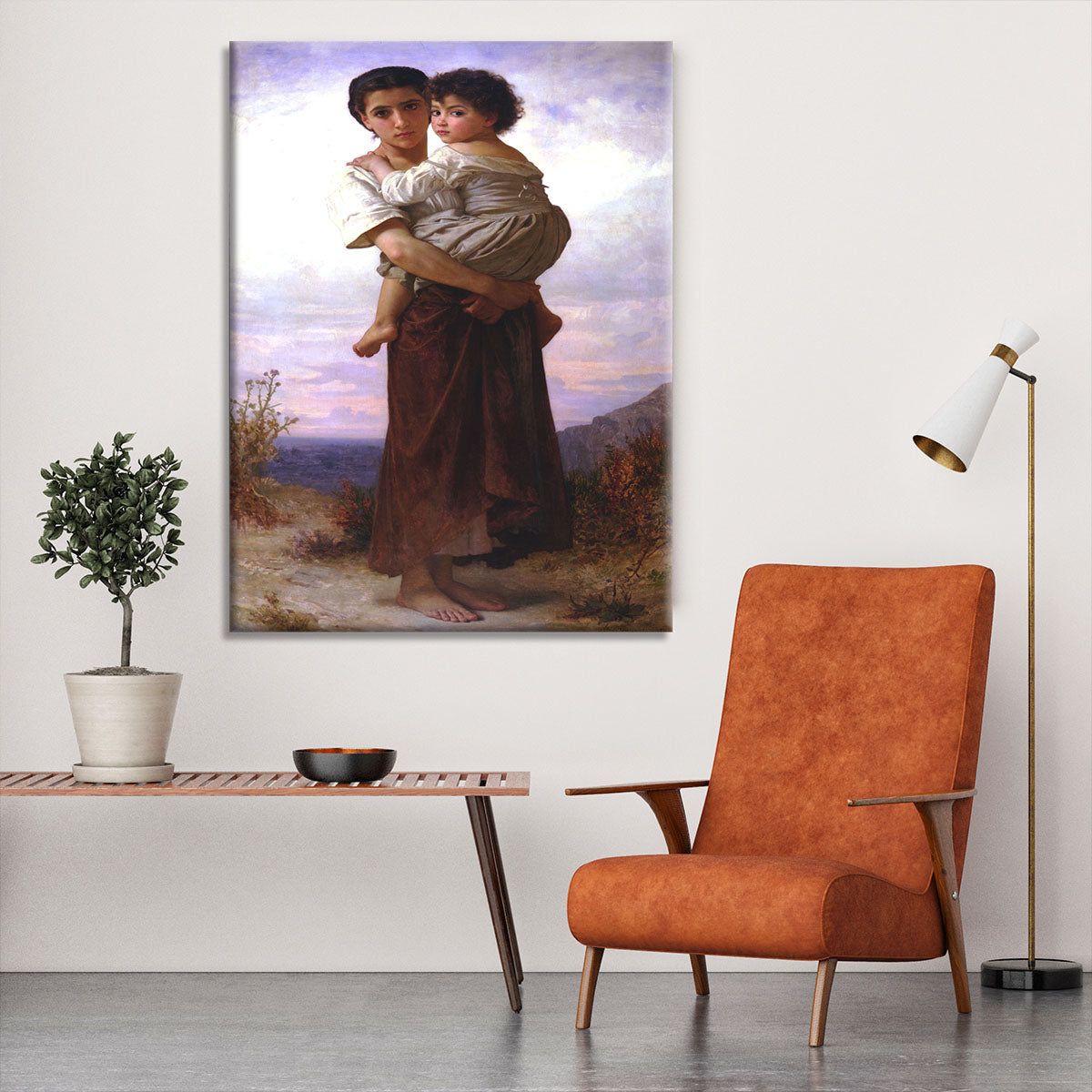 Young Gypsies By Bouguereau Canvas Print or Poster - Canvas Art Rocks - 6