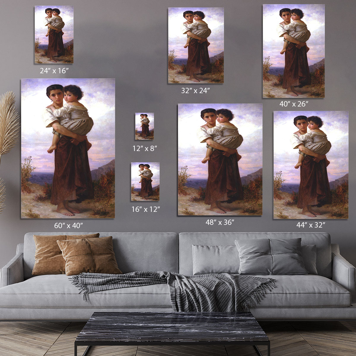 Young Gypsies By Bouguereau Canvas Print or Poster - Canvas Art Rocks - 7