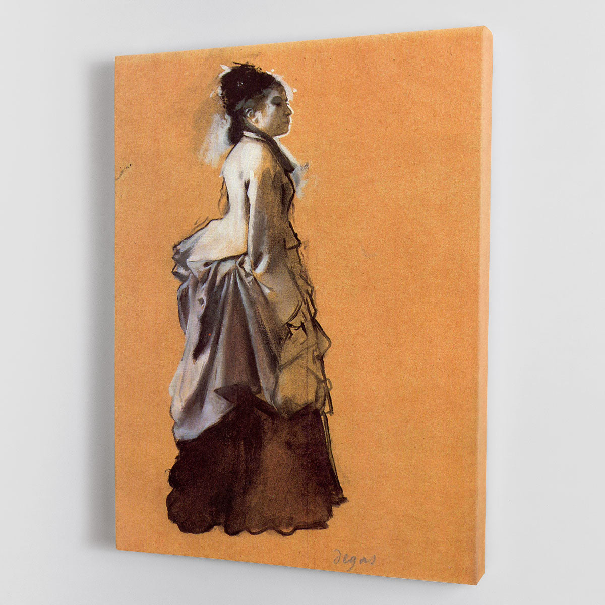 Young lady in the road costume by Degas Canvas Print or Poster - Canvas Art Rocks - 1