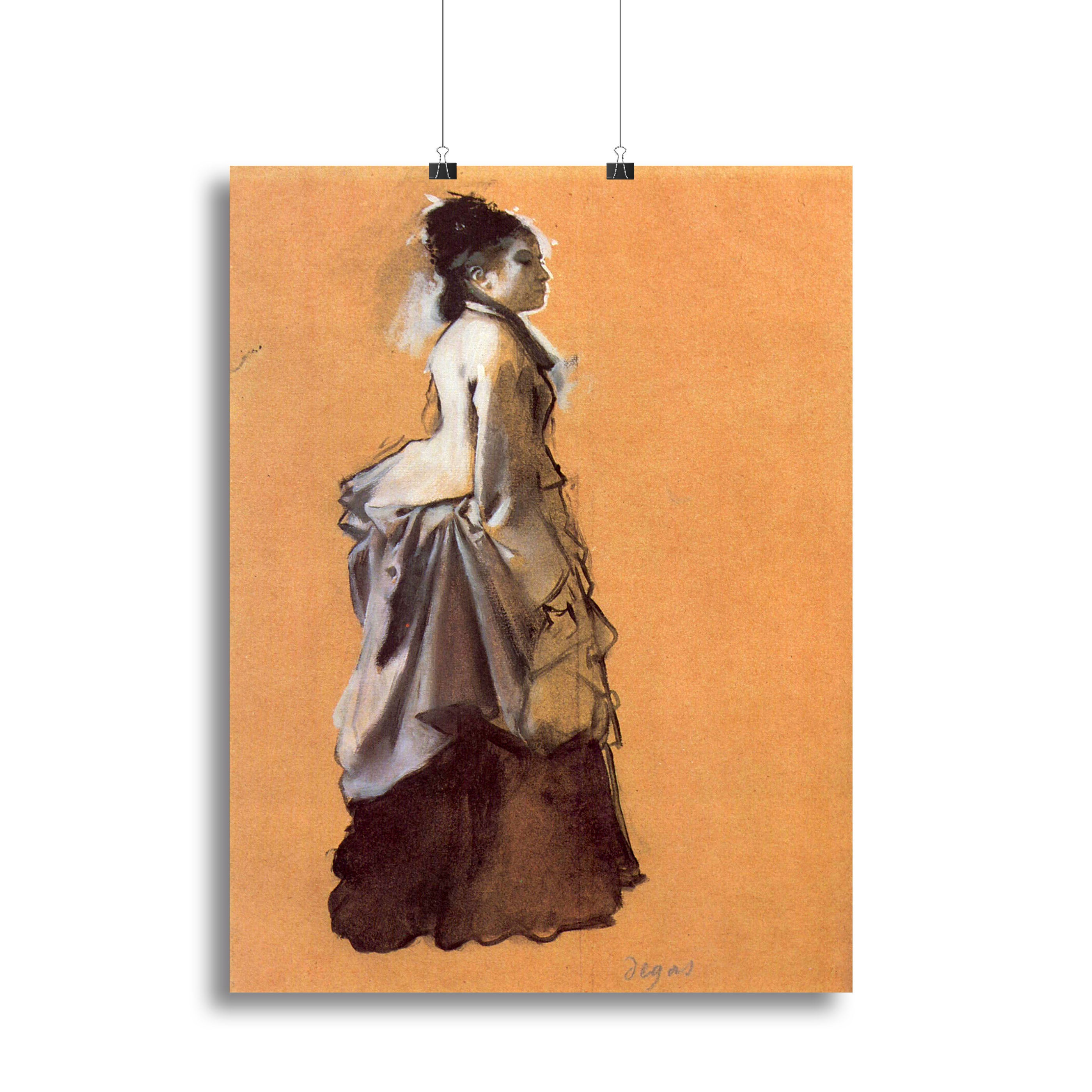 Young lady in the road costume by Degas Canvas Print or Poster - Canvas Art Rocks - 2