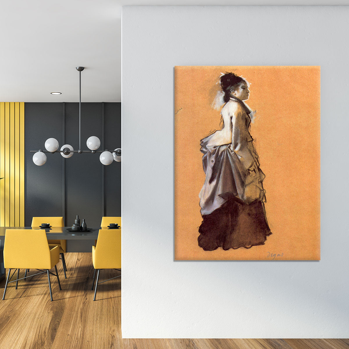 Young lady in the road costume by Degas Canvas Print or Poster - Canvas Art Rocks - 4