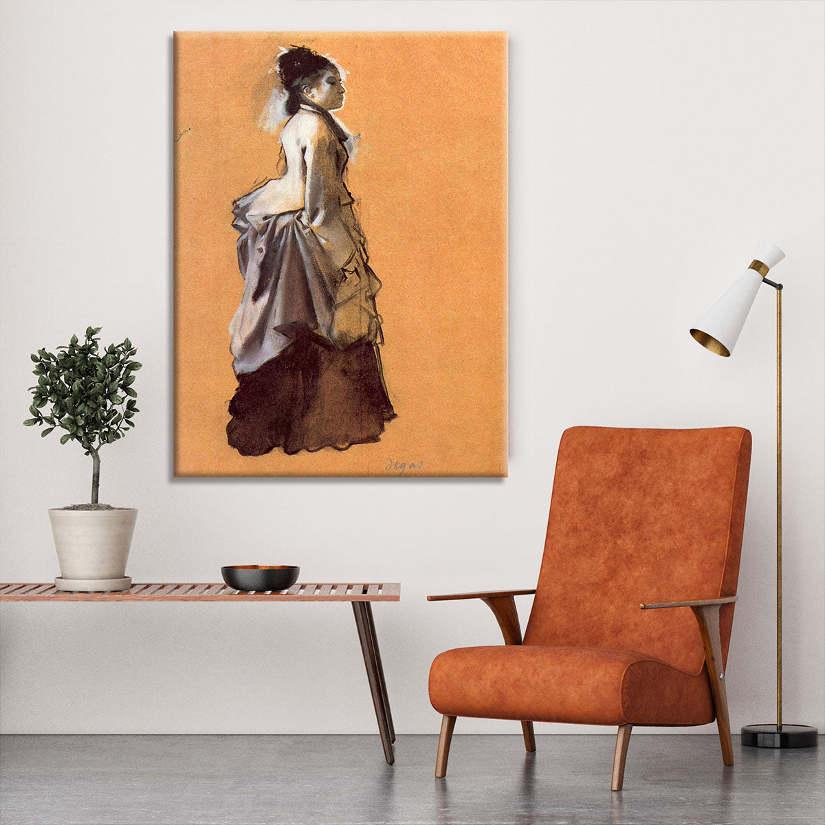 Young lady in the road costume by Degas Canvas Print or Poster - Canvas Art Rocks - 6