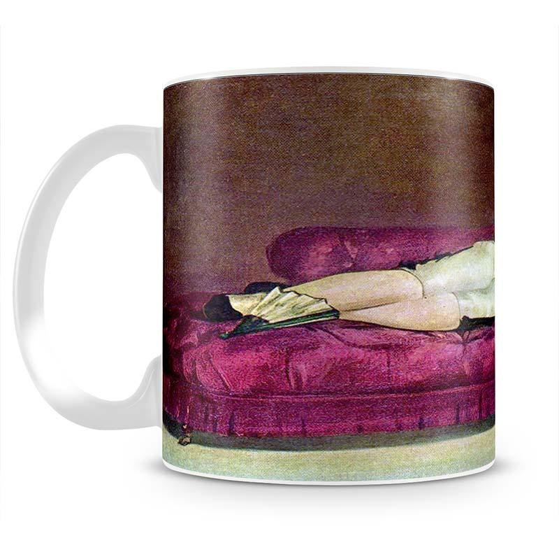 Young woman in Spanish dress by Manet Mug - Canvas Art Rocks - 2