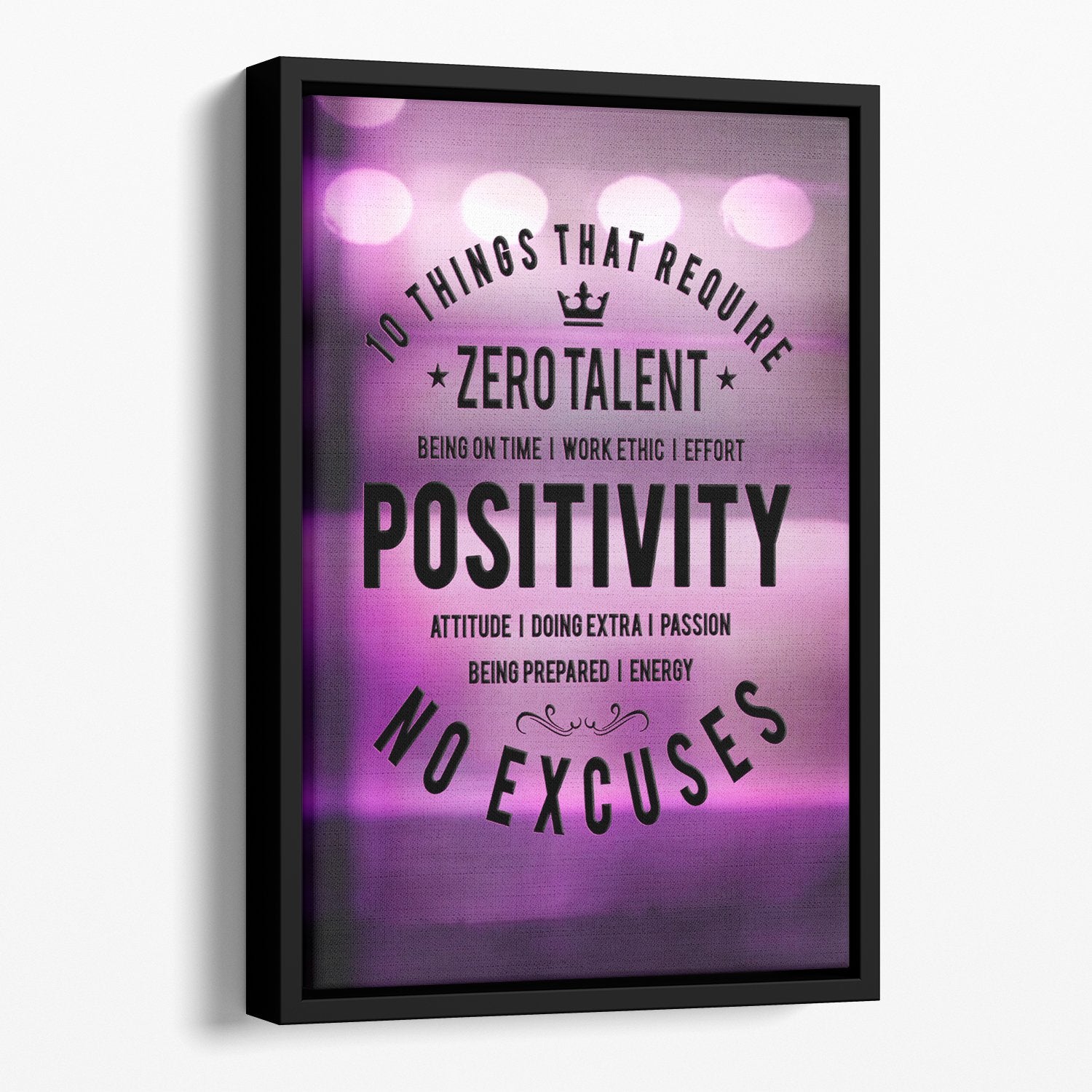 Zero Positivity Canvas