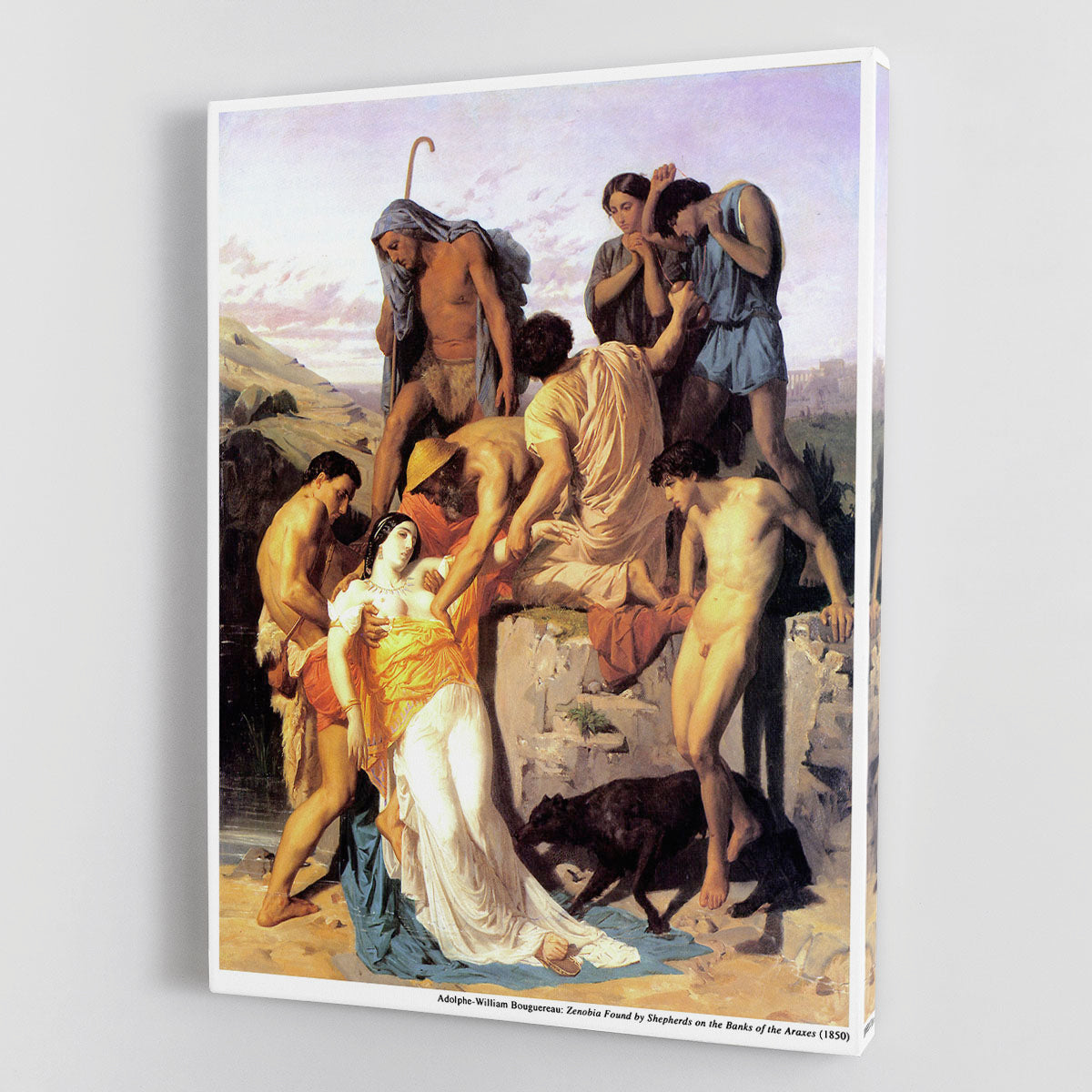 Zenobia 1850 By Bouguereau Canvas Print or Poster - Canvas Art Rocks - 1