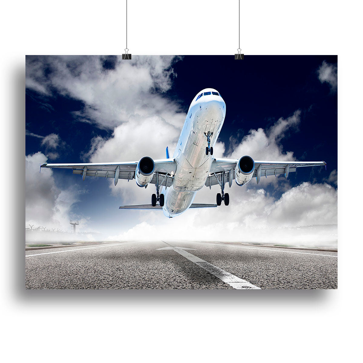 airplane take-off Canvas Print or Poster - Canvas Art Rocks - 2