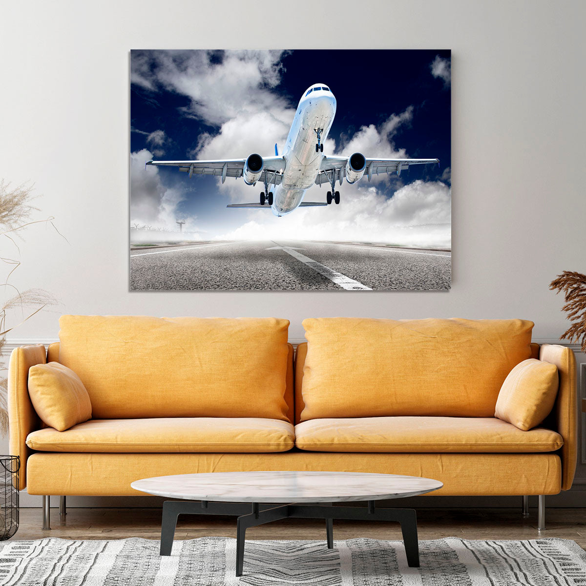 airplane take-off Canvas Print or Poster - Canvas Art Rocks - 4