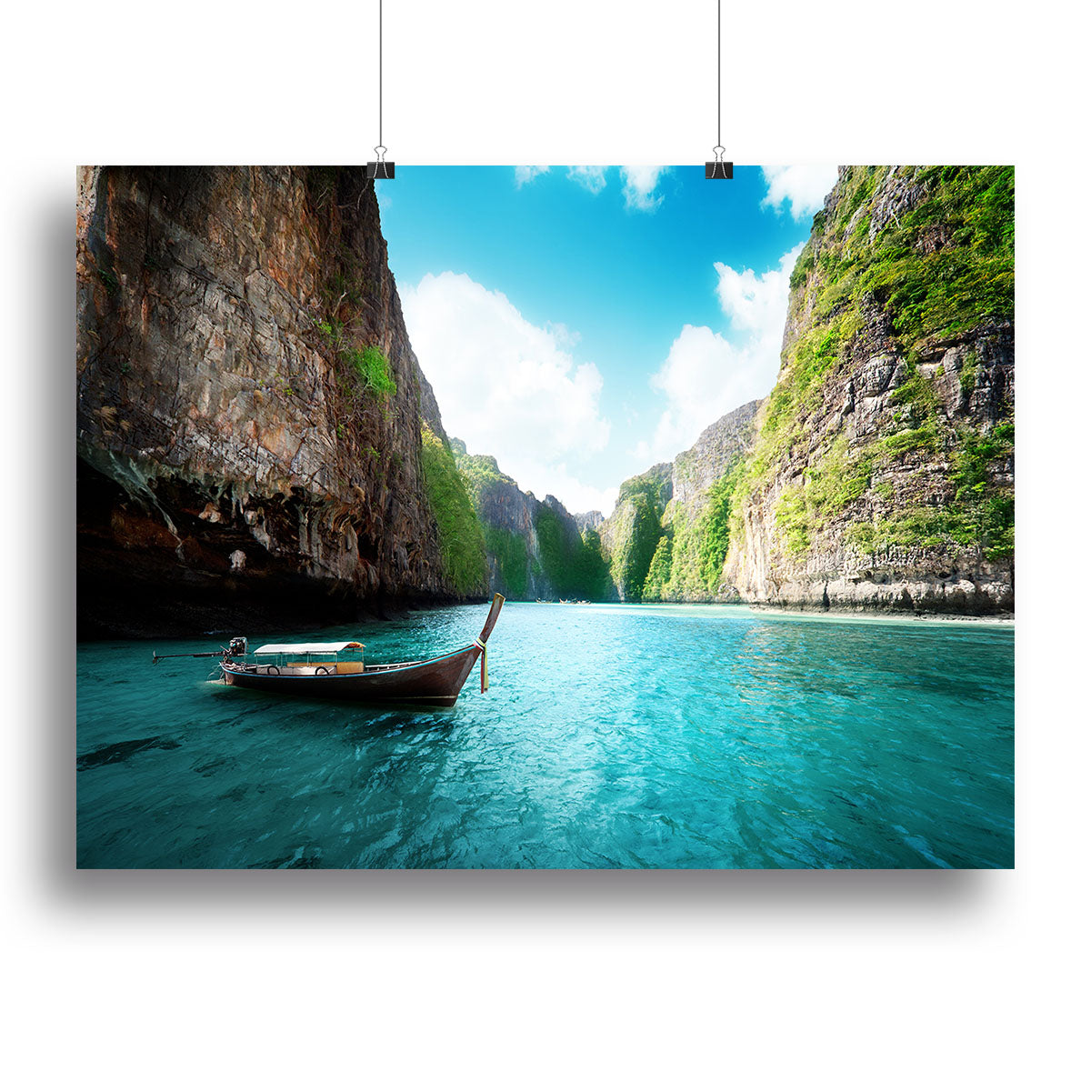 bay at Phi phi island in Thailand Canvas Print or Poster - Canvas Art Rocks - 2