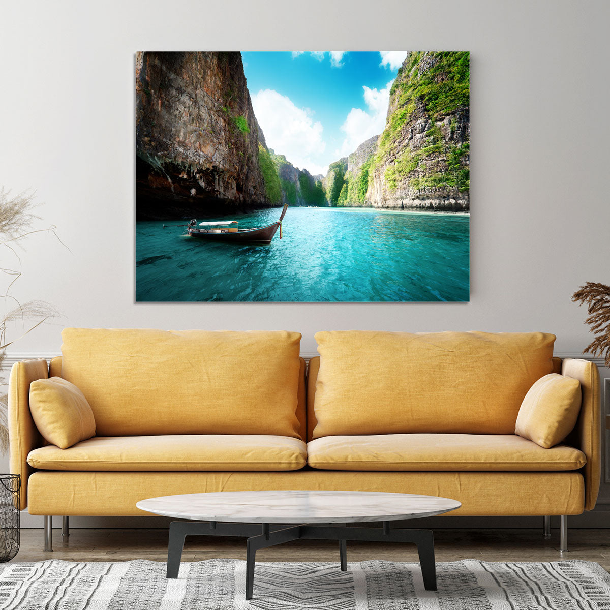 bay at Phi phi island in Thailand Canvas Print or Poster - Canvas Art Rocks - 4