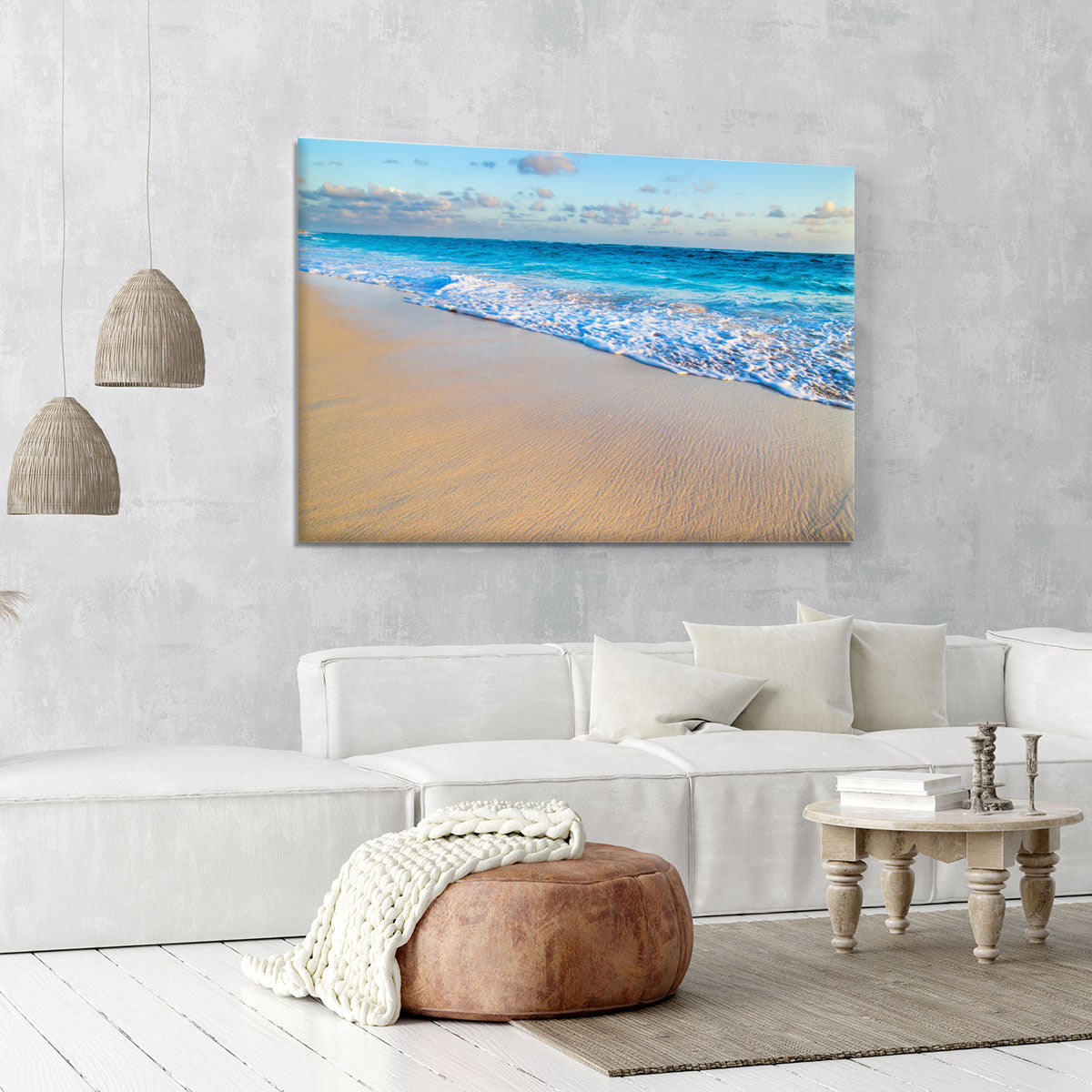 beach and beautiful tropical sea Canvas Print or Poster - Canvas Art Rocks - 6