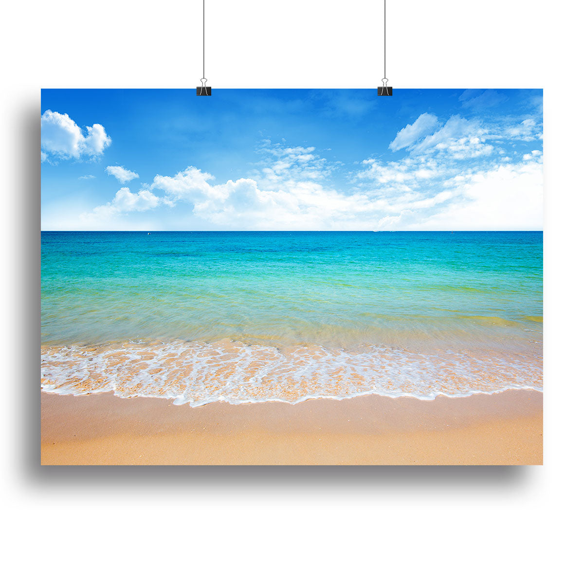 beach and tropical sea Canvas Print or Poster - Canvas Art Rocks - 2