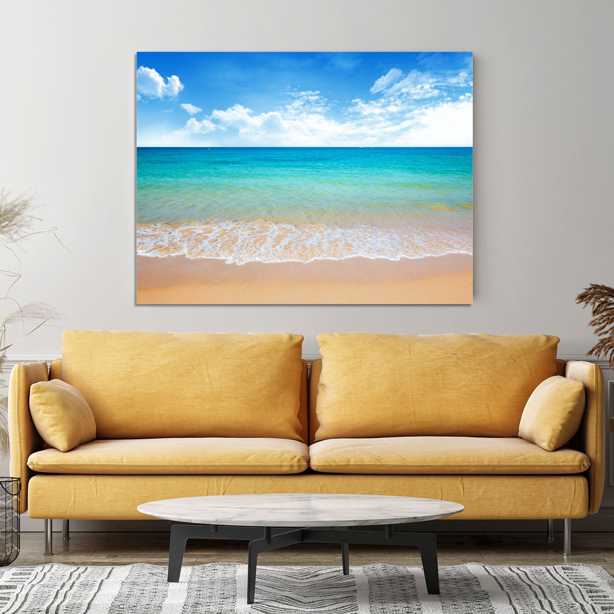 beach and tropical sea Canvas Print or Poster - Canvas Art Rocks - 4