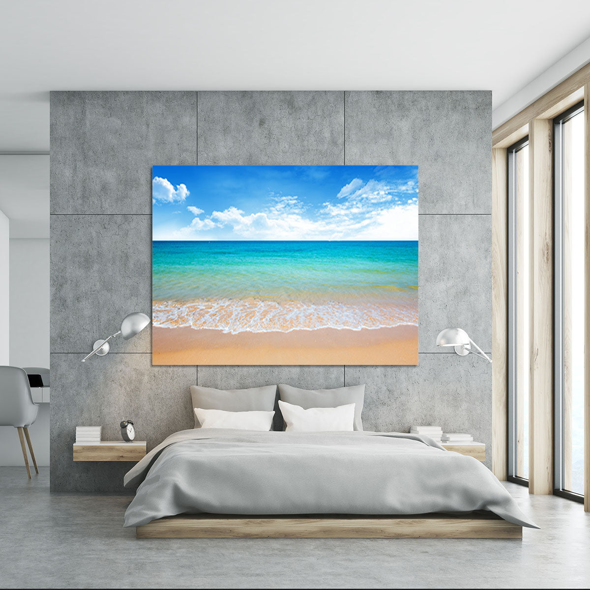 beach and tropical sea Canvas Print or Poster - Canvas Art Rocks - 5