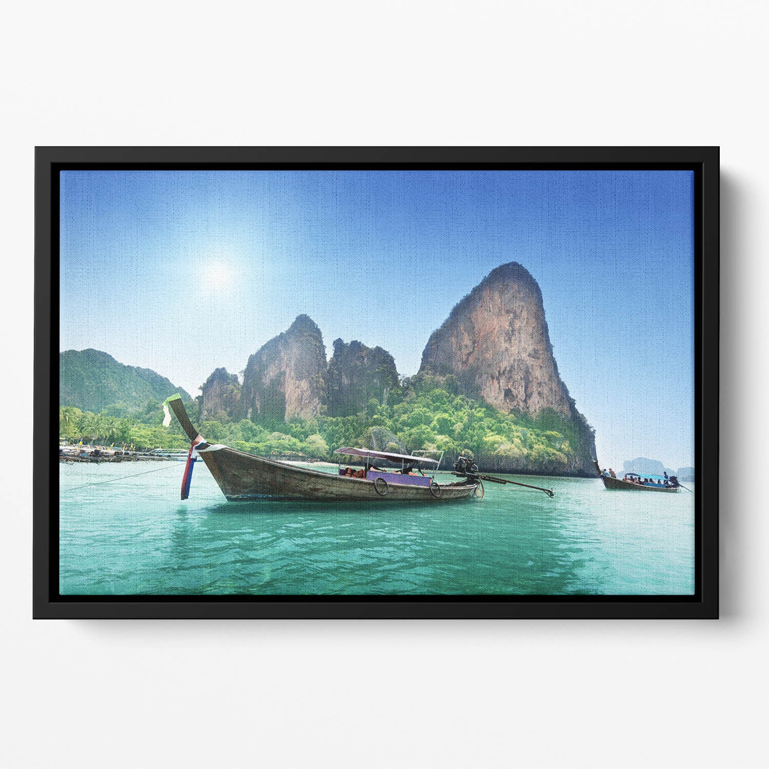 beach in Krabi Thailand Floating Framed Canvas