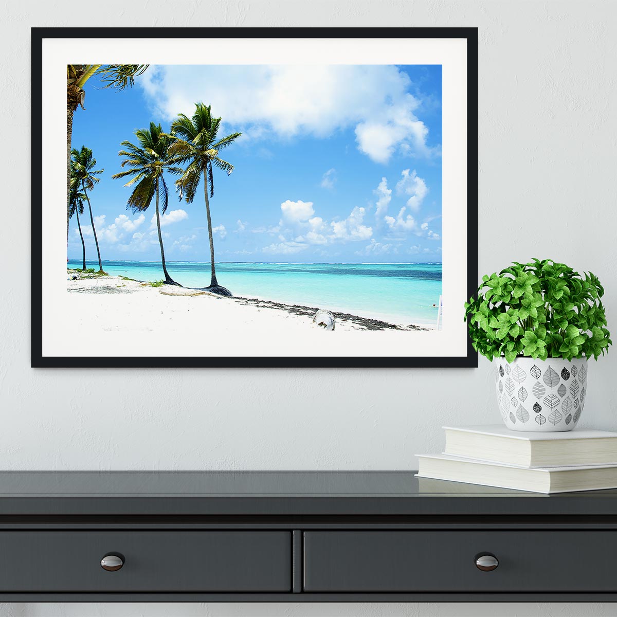 beaches Framed Print - Canvas Art Rocks - 1