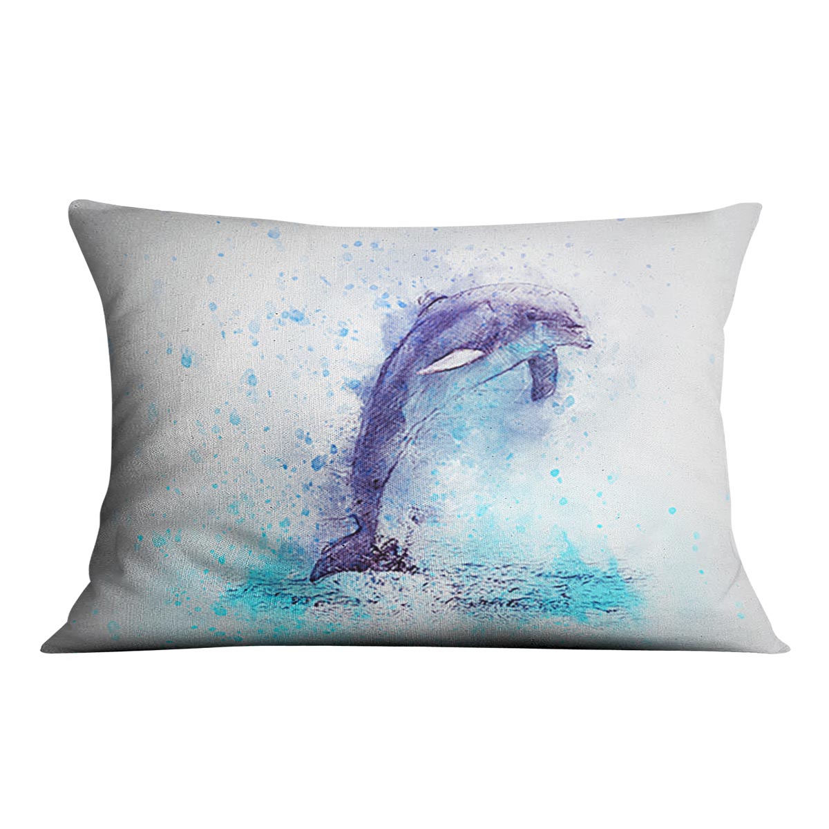 dolphin Painting Cushion