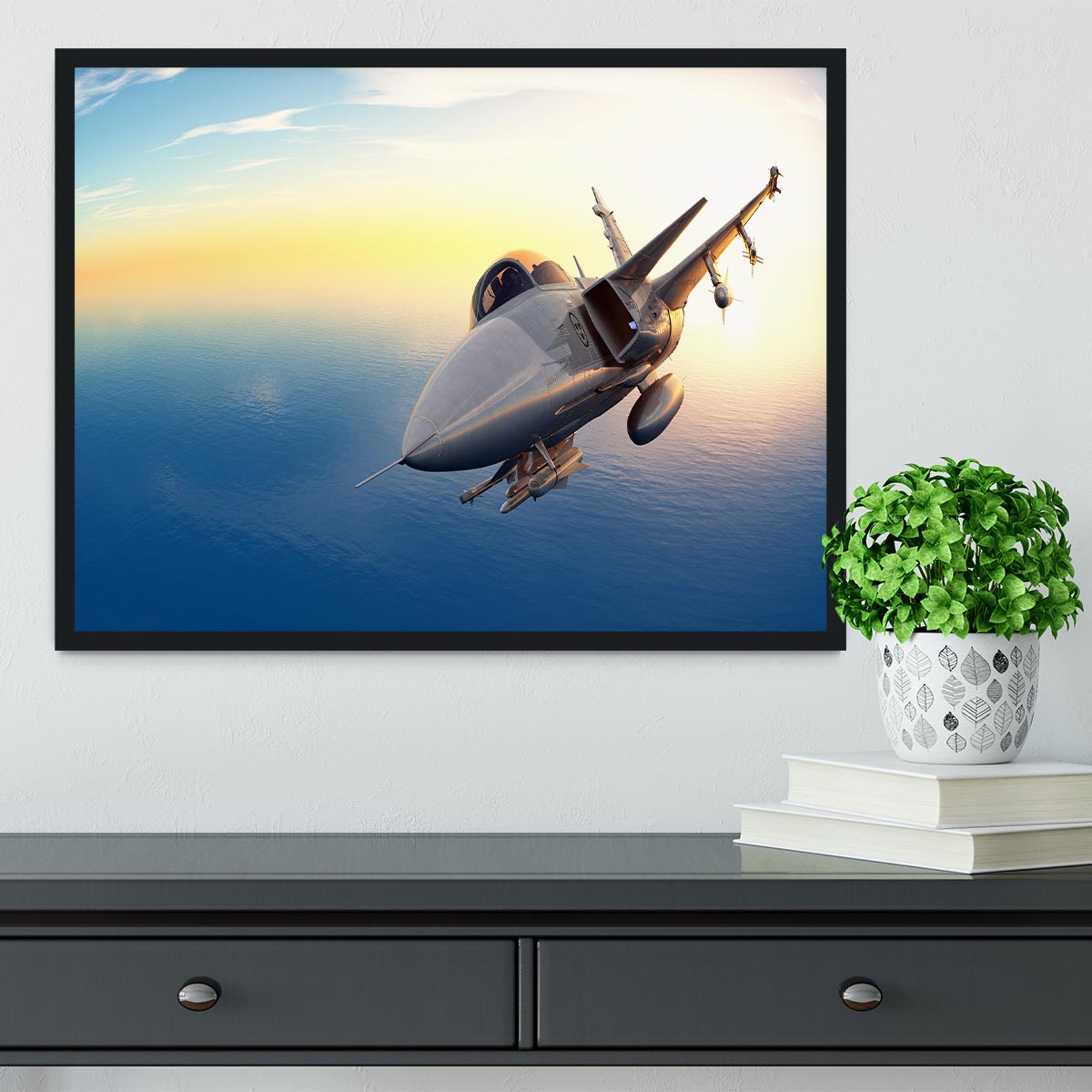 fighter 2 Framed Print - Canvas Art Rocks - 2