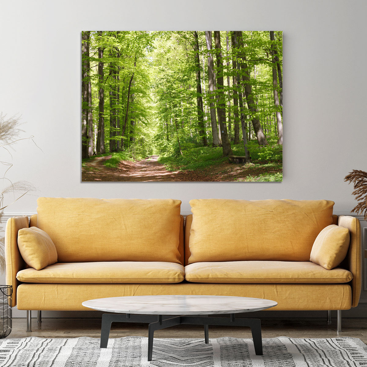 forest during spring Canvas Print or Poster - Canvas Art Rocks - 4