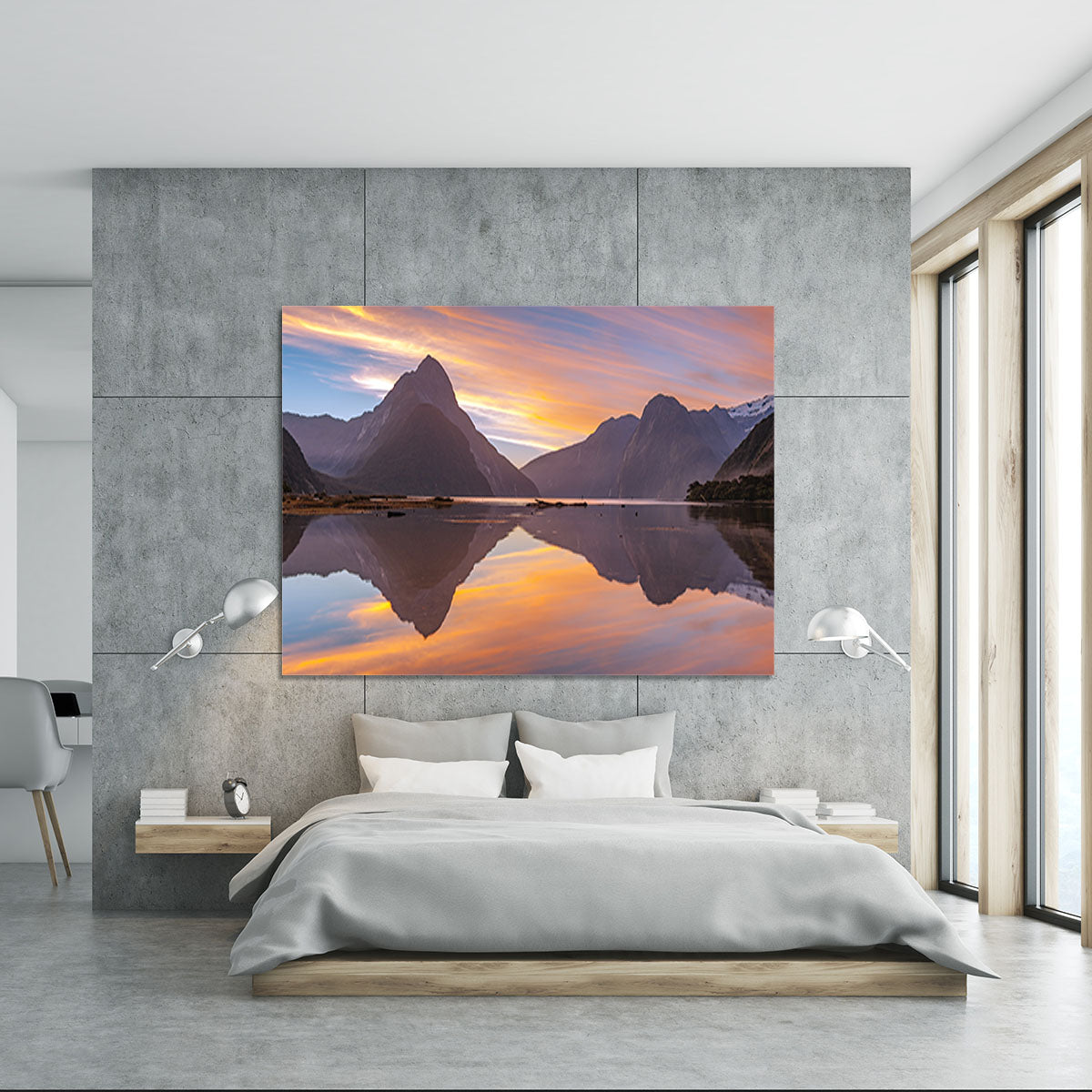 high mountain glacier at milford sound Canvas Print or Poster - Canvas Art Rocks - 5