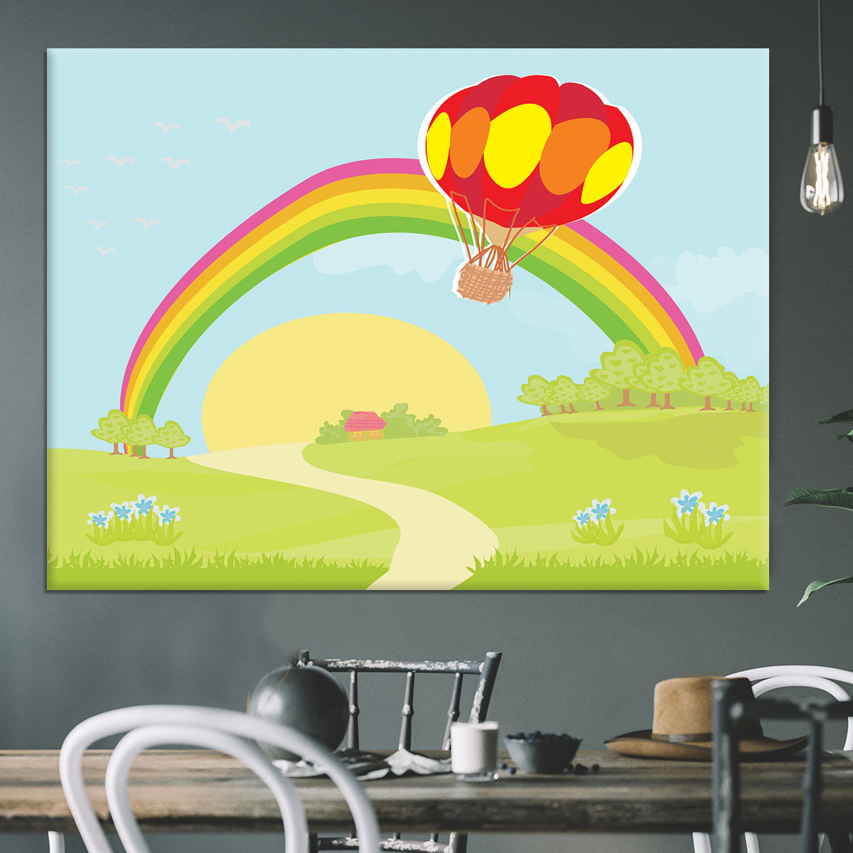 hot air balloon Canvas Print or Poster - Canvas Art Rocks - 3