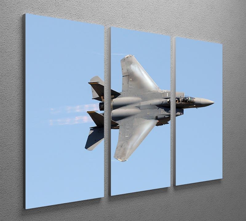 jet at high speed 3 Split Panel Canvas Print - Canvas Art Rocks - 2