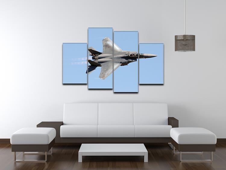 jet at high speed 4 Split Panel Canvas  - Canvas Art Rocks - 3