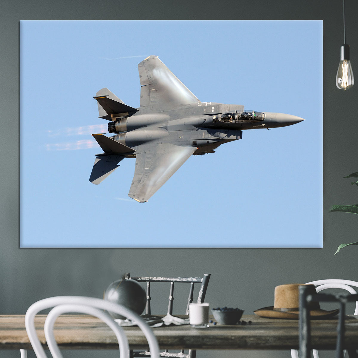 jet at high speed Canvas Print or Poster - Canvas Art Rocks - 3