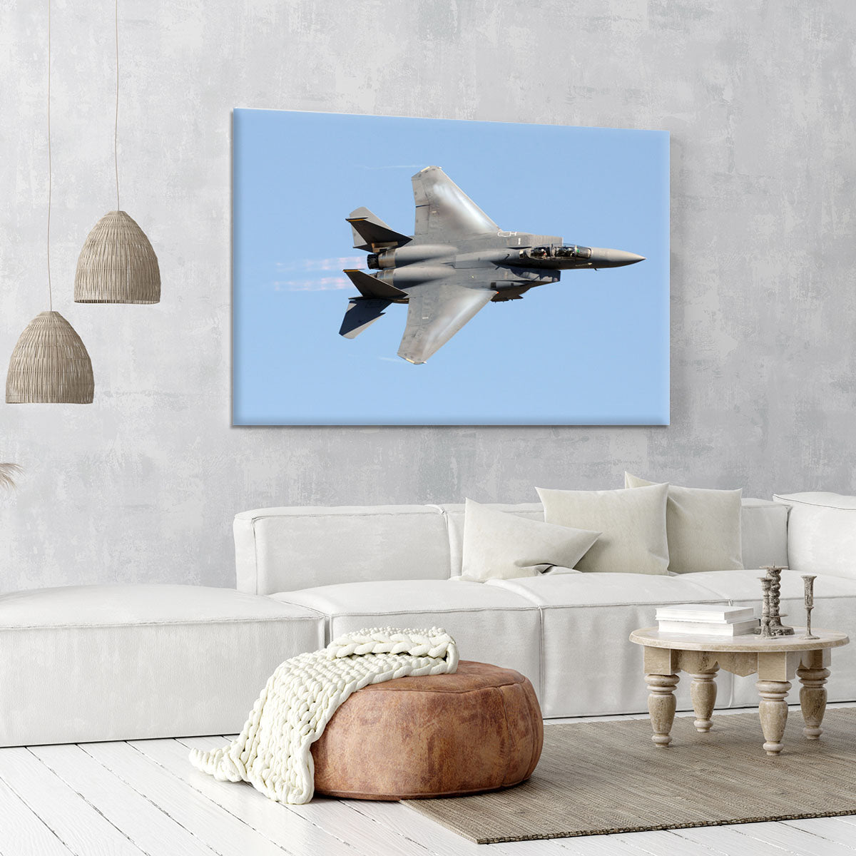 jet at high speed Canvas Print or Poster - Canvas Art Rocks - 6