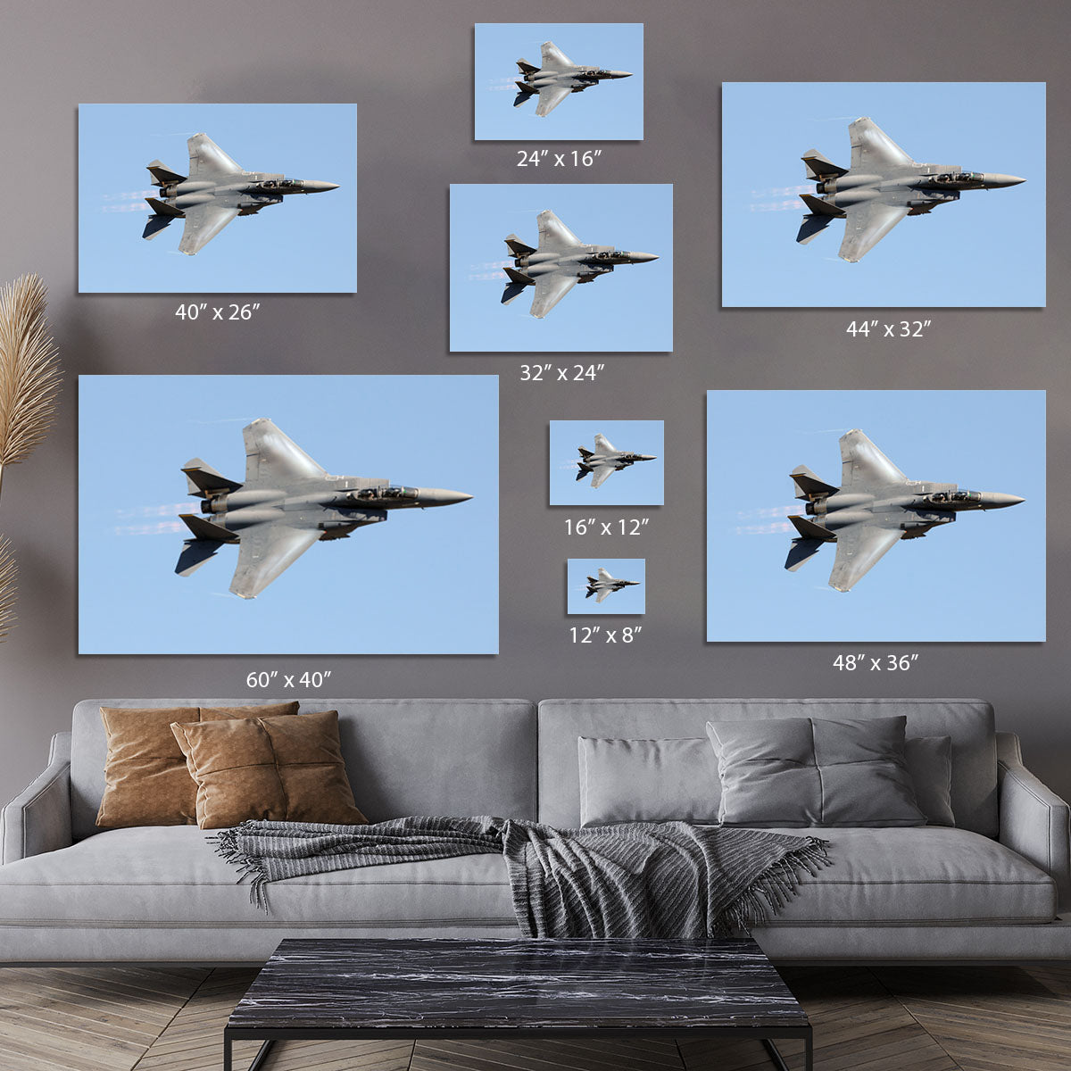 jet at high speed Canvas Print or Poster - Canvas Art Rocks - 7