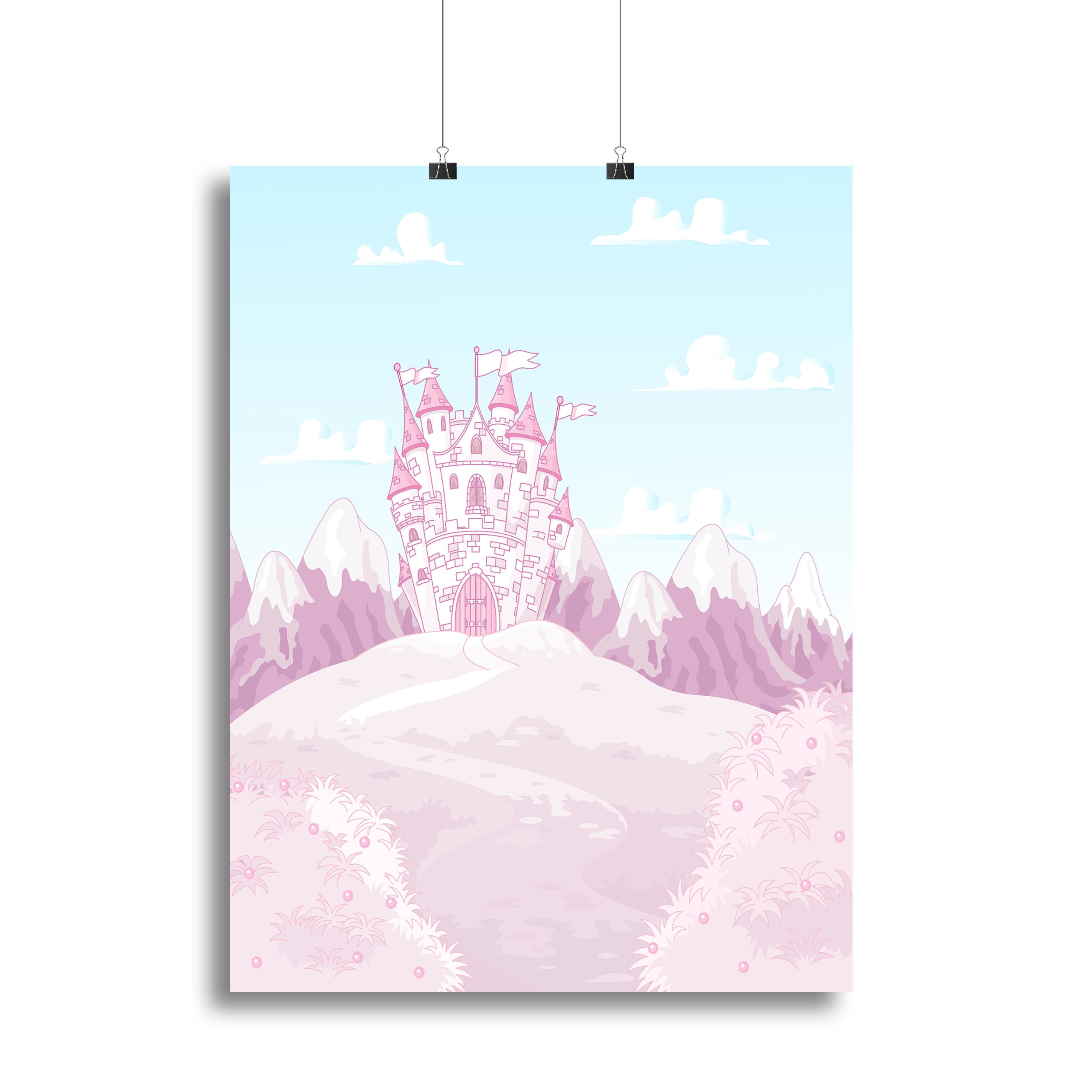magic princess castle Canvas Print or Poster - Canvas Art Rocks - 2