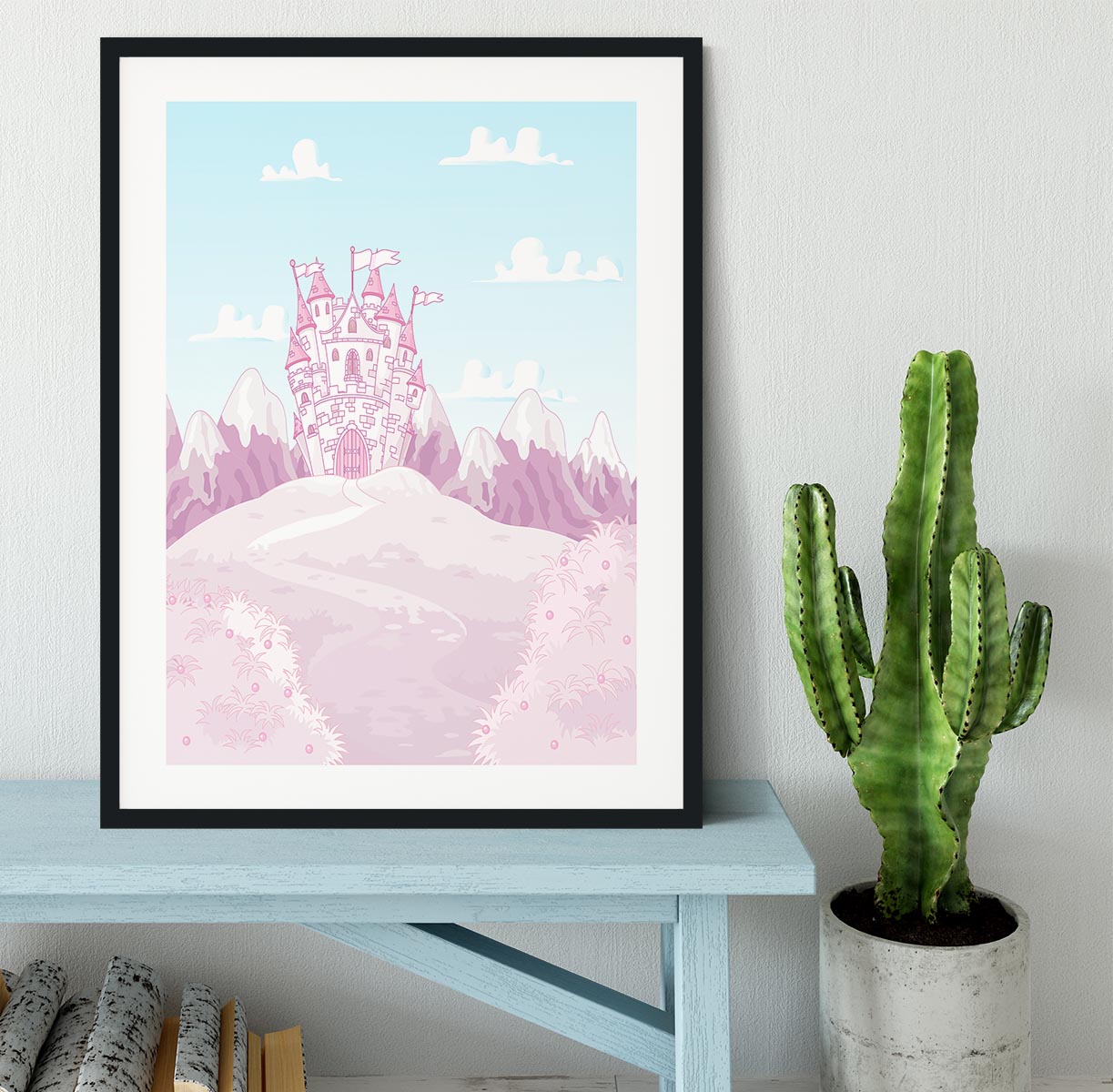 magic princess castle Framed Print - Canvas Art Rocks - 1