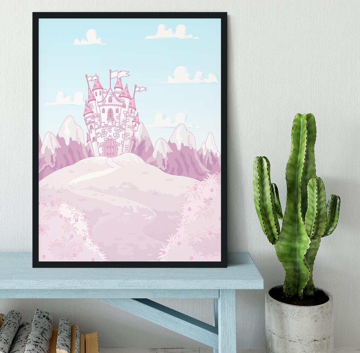 magic princess castle Framed Print - Canvas Art Rocks - 2