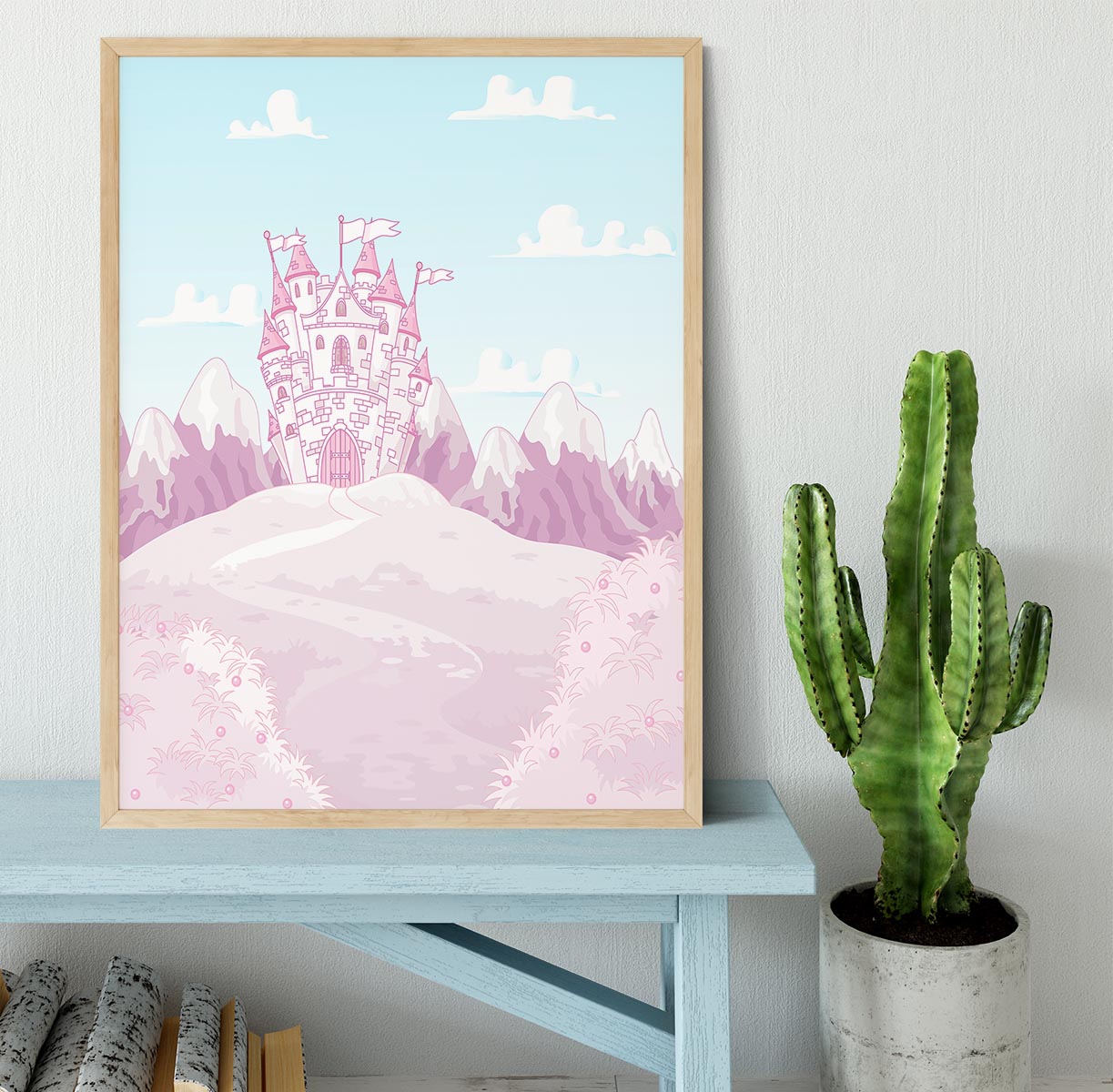 magic princess castle Framed Print - Canvas Art Rocks - 4