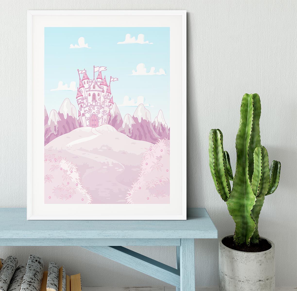 magic princess castle Framed Print - Canvas Art Rocks - 5