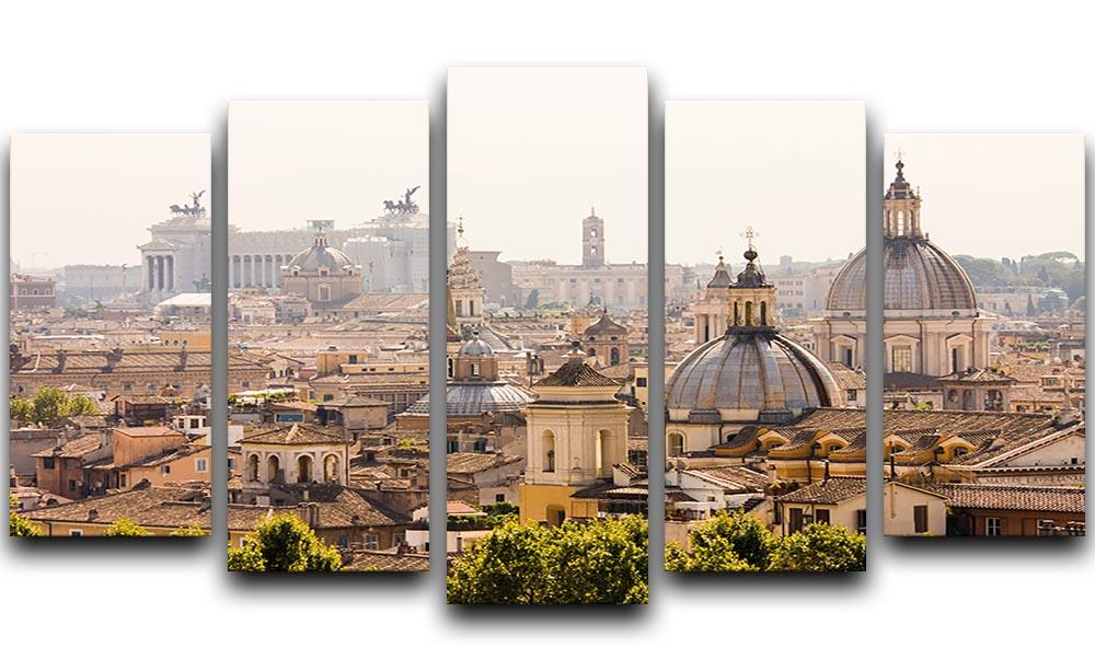 monument and several domes 5 Split Panel Canvas  - Canvas Art Rocks - 1