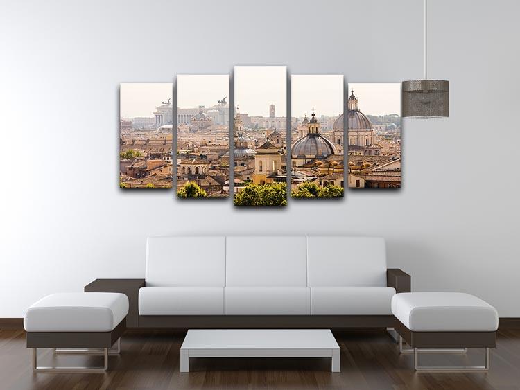 monument and several domes 5 Split Panel Canvas  - Canvas Art Rocks - 3