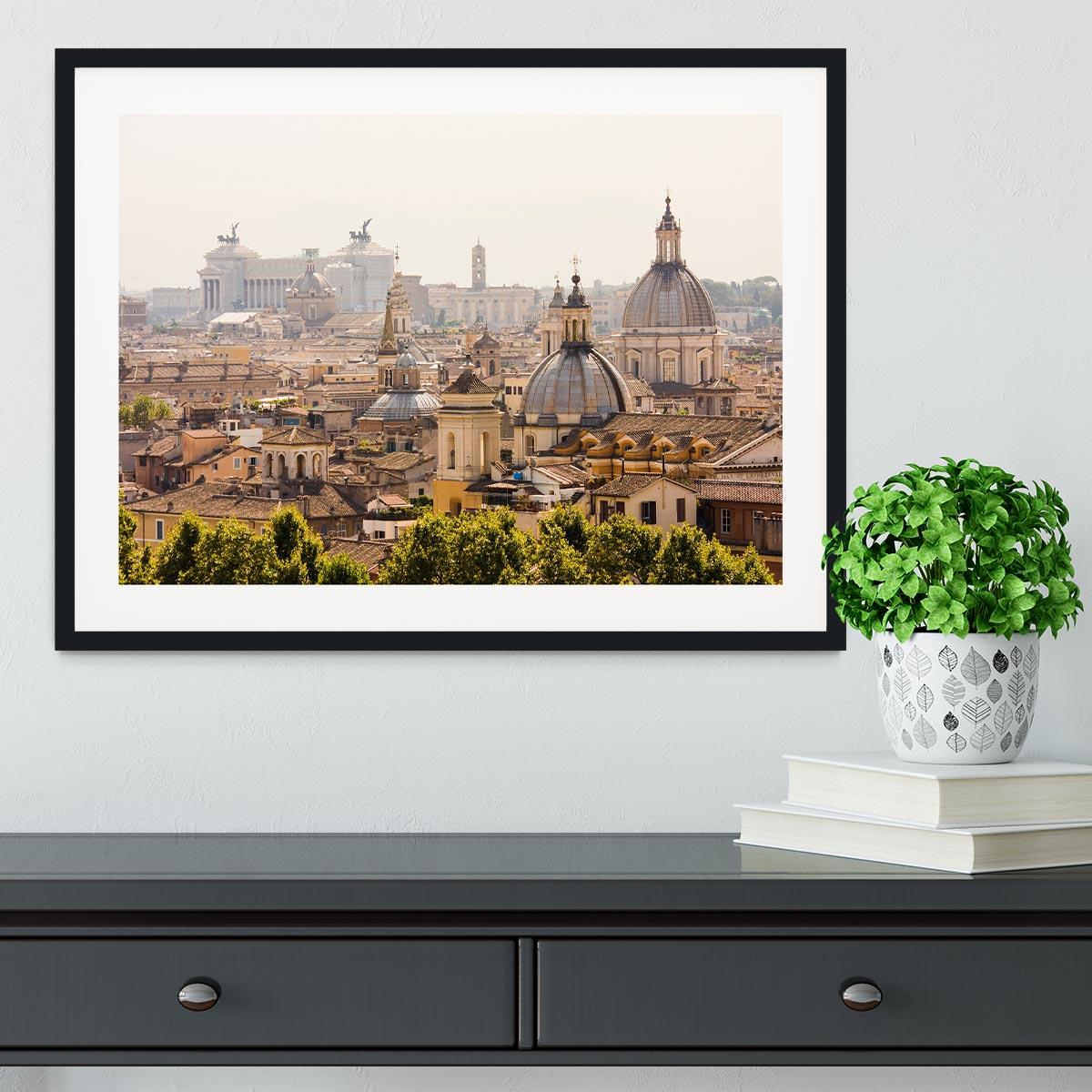 monument and several domes Framed Print - Canvas Art Rocks - 1