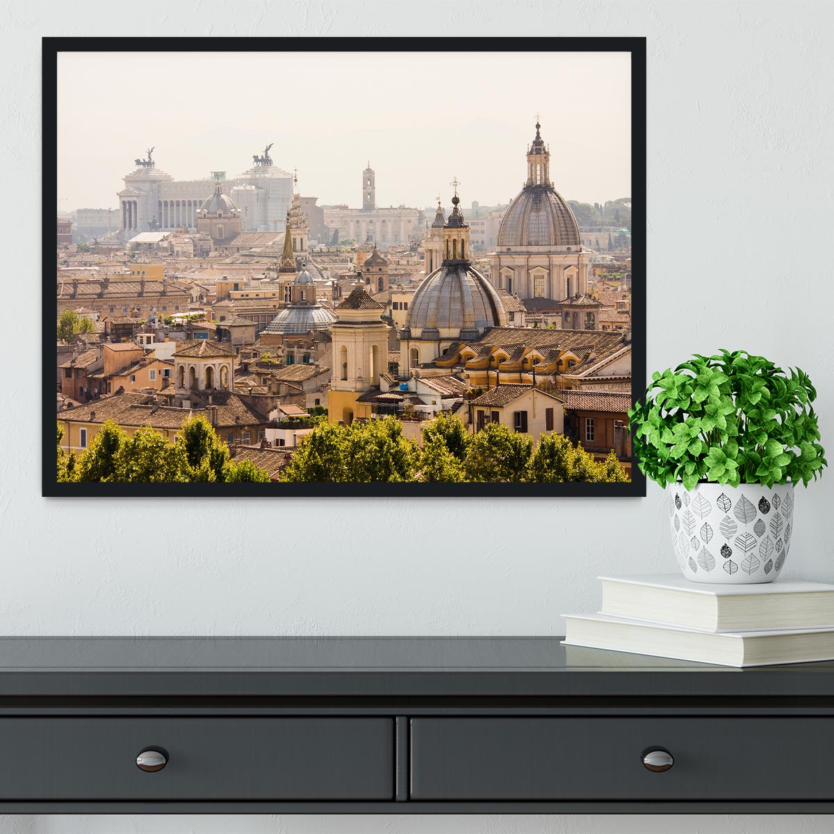 monument and several domes Framed Print - Canvas Art Rocks - 2