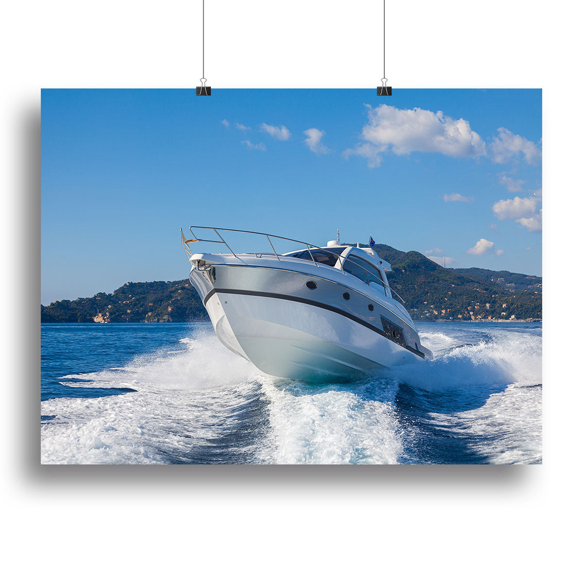 motor boat yachts Italy Canvas Print or Poster - Canvas Art Rocks - 2