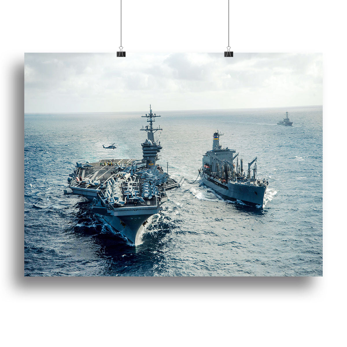 navy crossing the ocean Canvas Print or Poster - Canvas Art Rocks - 2