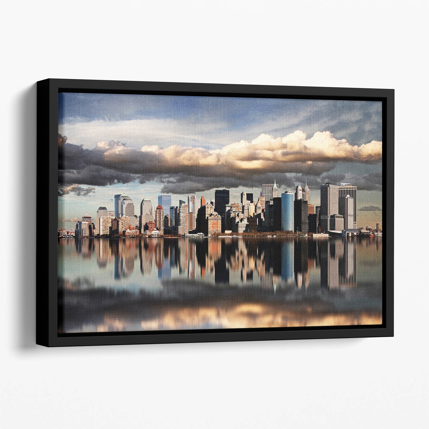 new york city Floating Framed Canvas
