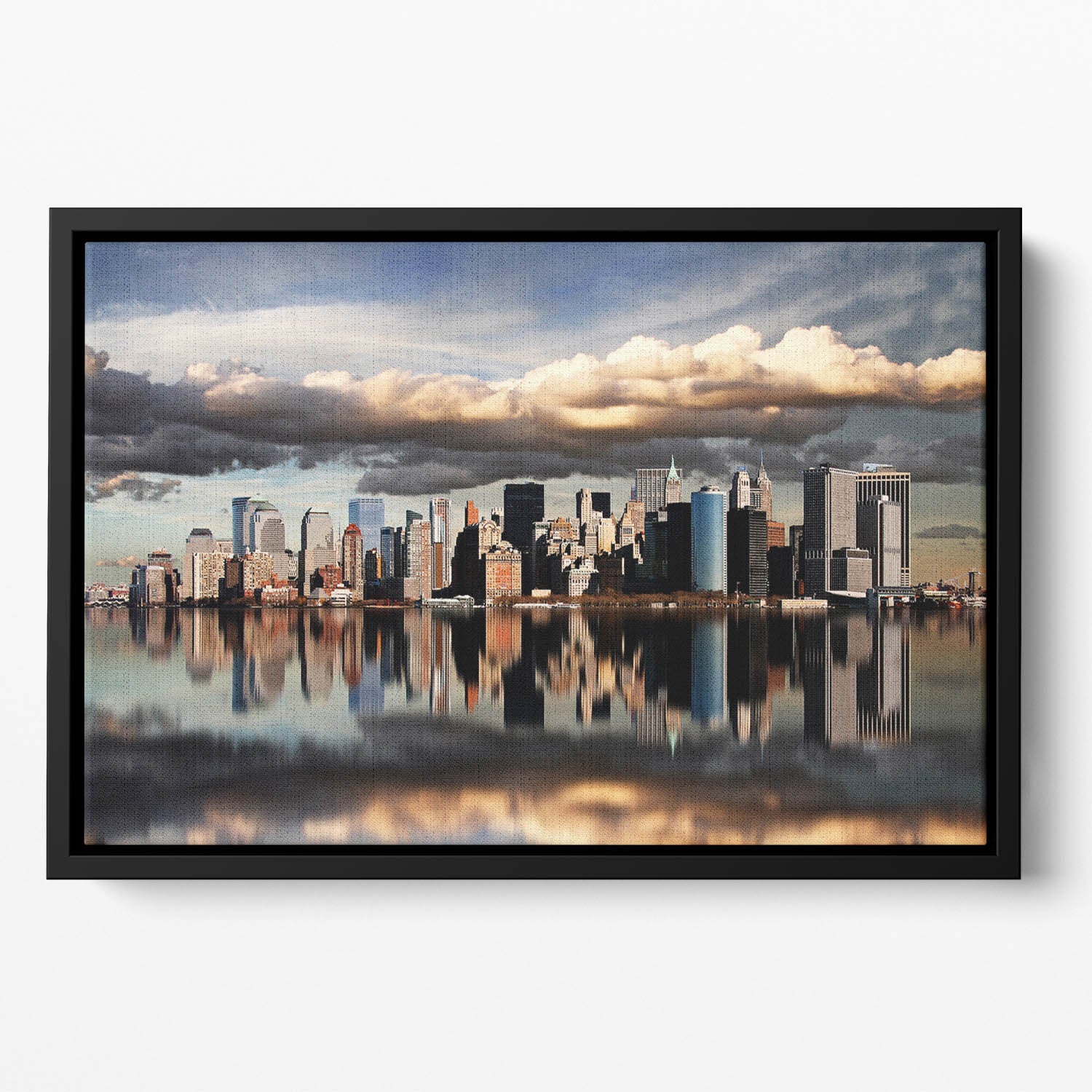 new york city Floating Framed Canvas