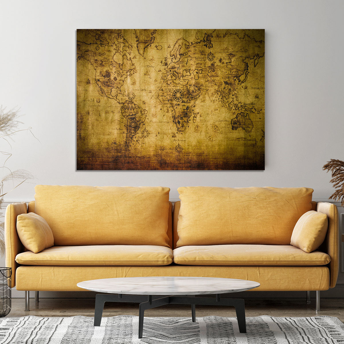 old map Canvas Print or Poster - Canvas Art Rocks - 4