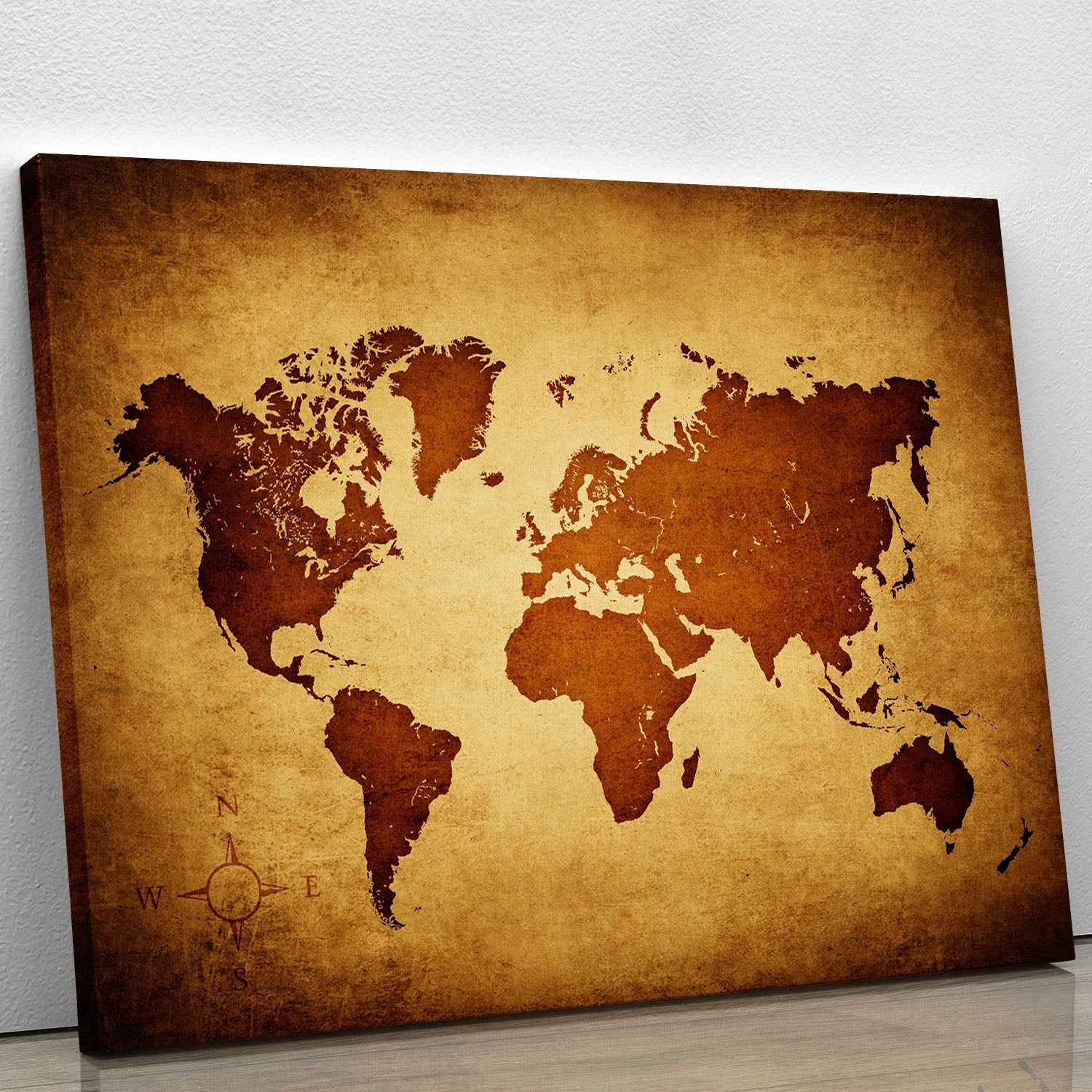 old map of the world Canvas Print or Poster - Canvas Art Rocks - 1