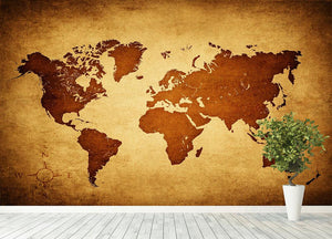 old map of the world Wall Mural Wallpaper - Canvas Art Rocks - 4