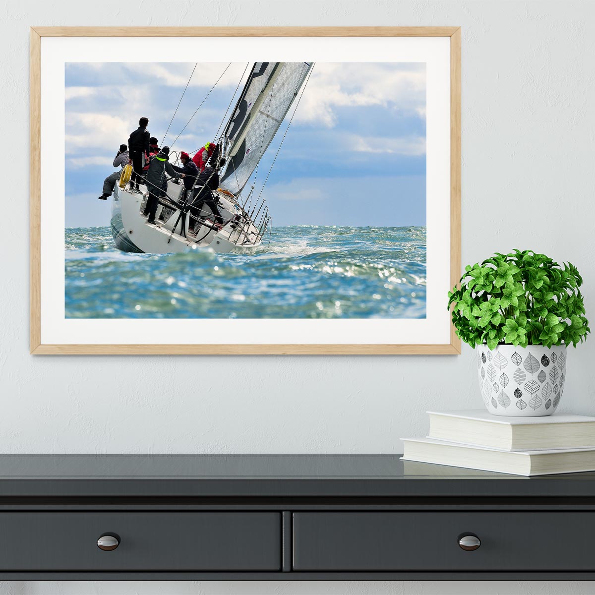 sailing crew Framed Print - Canvas Art Rocks - 3
