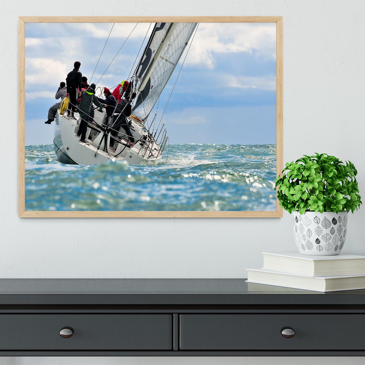 sailing crew Framed Print - Canvas Art Rocks - 4